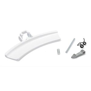 Dryer White Door Handle Assembly 4055237731, suits Electrolux