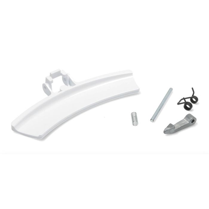 Dryer White Door Handle Assembly 4055237731, suits Electrolux