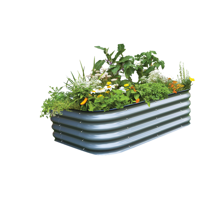 Birdies 1.6mx 0.6 x 0.370mm Monolith 6 In 1 Modular Raised Garden Kit