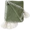 LVD Throw Blanket Stitch Bronze Green Decorative Home/Lounge Decor