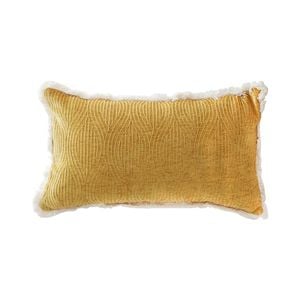 SOGA 35cm Turmeric Yellow Throw Pillow