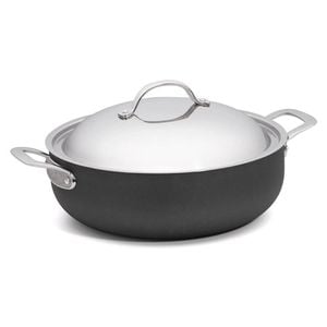 Chasseur Cinq Etoiles Hard Anodised Chef Pan With Lid 30cm / 6.5l