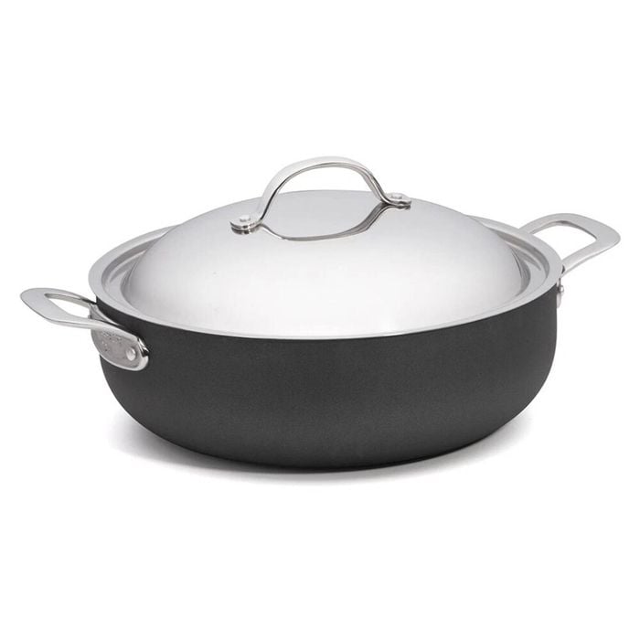Chasseur Cinq Etoiles Hard Anodised Chef Pan With Lid 30cm / 6.5l