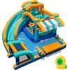 Costway Inflatable Water Park W/market Stand Snack Counter 680w Blower