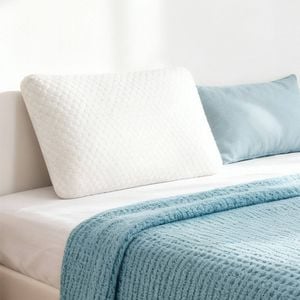 Dreamz Cervical Memory Foam Pillow Cooling Gel Infused 1pc