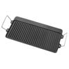 Wildtrak Reversible 52cm Cast Iron Griddle BBQ Plate For 3BR Stove - Black