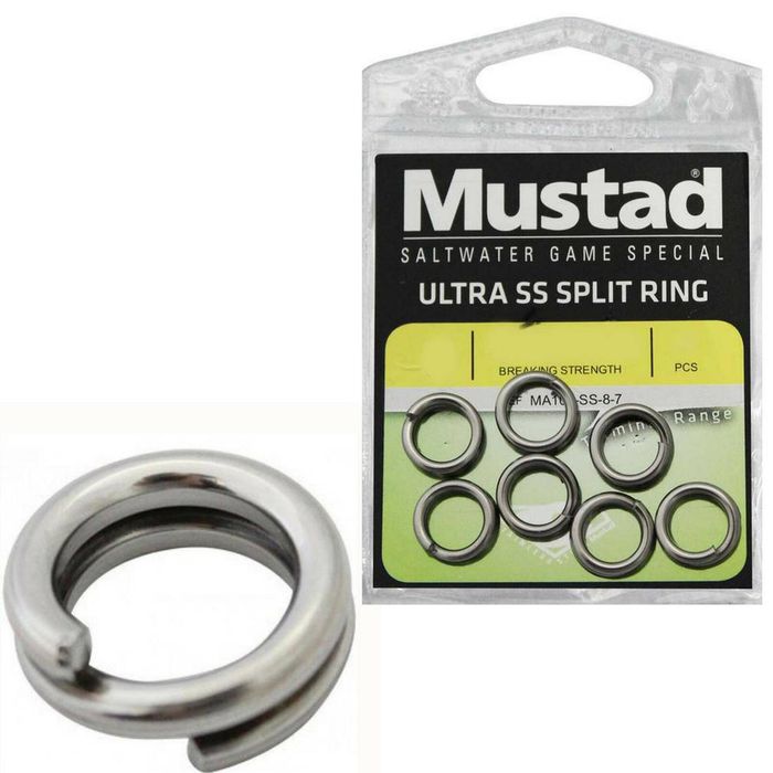 Mustad Ultra Stainless Steel Fishing Split Ring 11