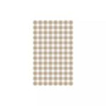 Gingham Greaseproof Paper Pack 200 - Coffee Gingham