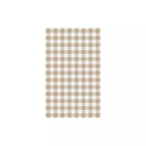 Gingham Greaseproof Paper Pack 200 - Coffee Gingham