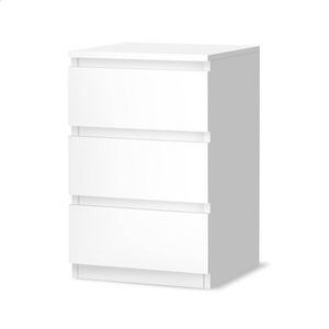 ALFORDSON Bedside Table White 3 Drawers