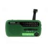 Emergency Solar Radio With Flashlight Green
