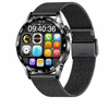 Smart Watch 1.38" Hd Bluetooth Call Waterproof Fitness Tracker For Android & Ios – Heart Rate Monitor Mesh Black