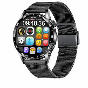 Smart Watch 1.38" Hd Bluetooth Call Waterproof Fitness Tracker For Android & Ios – Heart Rate Monitor Mesh Black