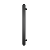 Barelli 950mm Matte Black Single Flat Vertical Heated Towel Rail