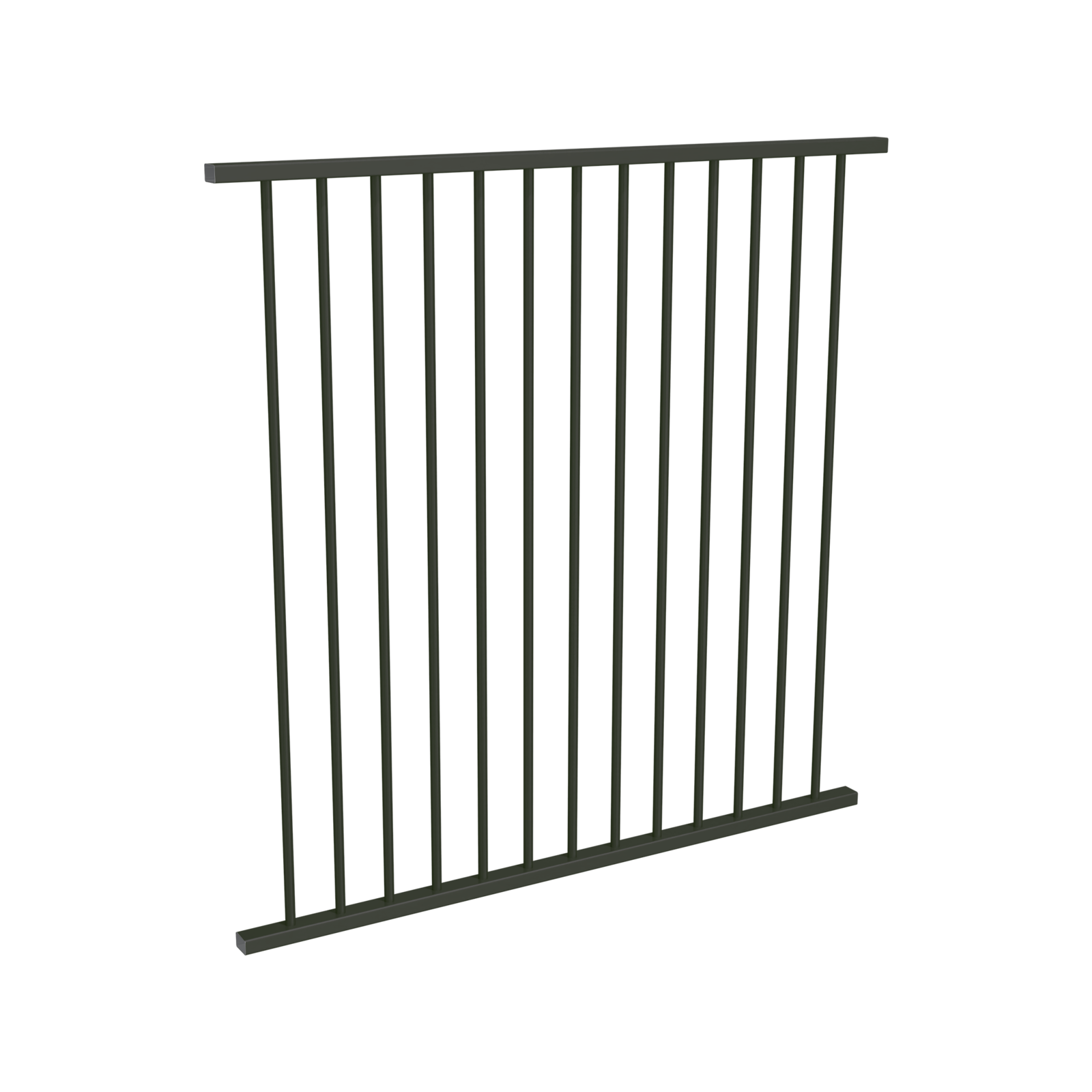 ProtectorAl 975 x 1200mm Woodland Grey Aluminium Flat Top Pool Gate thumbnail 2
