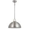 Telbix Emerson Vintage Pendant Hanging Lamp Light Metal Nickel Gloss
