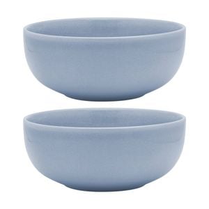 2pk Ecology Element Kitchenware Laska Bowl Sky Light Blue Stoneware 20cm