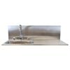 Dissco Laundry Splashback 1120x300mm Stainless Steel