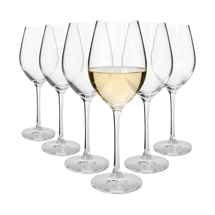Argon Tableware Mayfair Crystal White Wine Glasses - 350ml - Pack Of 6