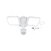 Brilliant 20W White Kratos LED DIY Twin Security Light With Motion Sensor