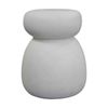 Modern Furniture ROCCO 38cm Indoor & Outdoor Side Table Stool - White Concrete