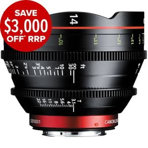 Canon Cn-e 14mm T3.1 L F Cinema Lens (ef Mount)