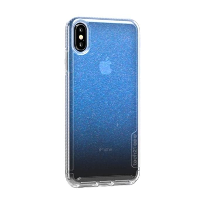 Tech21 Pure Shimmer Phone Case for iphone Xs Max Impact Resistant Cover - Blue