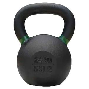 Premium Cast Iron Kettlebell Weightlift Home Gym Workout Exercise 24kg