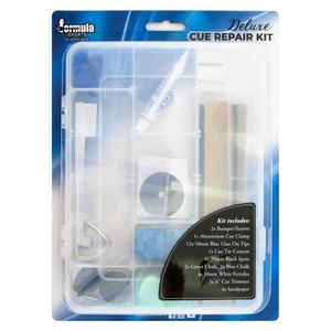 Formula Sports Pool Snooker Billiard Table Deluxe Cue Repair Tipping Kit Large