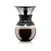 Bodum 1.0 l black pour over coffee maker with permanent filter, 1.0 l, 34 oz 1 pcs