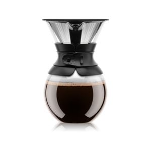 Bodum 1.0 L Black Pour Over Coffee Maker With Permanent Filter, 1.0 L, 34 Oz 1 Pcs