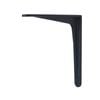 Carinya 190 x 165mm Black Cast Aluminium Bracket - Single