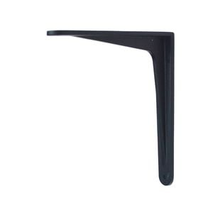 Carinya 190 x 165mm Black Cast Aluminium Bracket - Single