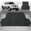 6D Diamond Ute Tub Mat for Nissan Navara Dual Cab (D40 ST/STX) 2005-2014 (with factory plastic tub liner)-Black-Outback GT