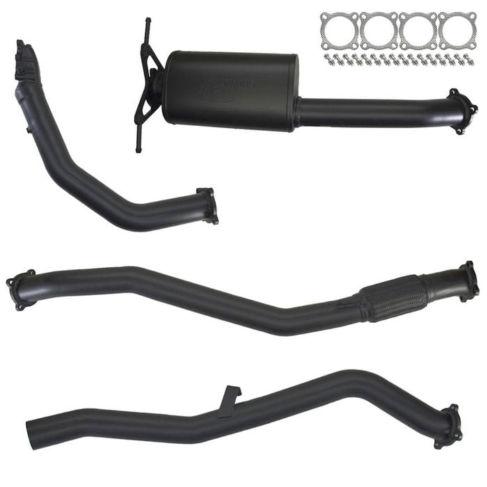 Ignite Exhausts Turbo Back For Nissan D22 Navara 3l 3" No Cat With Muffler 409 Stainless Steel