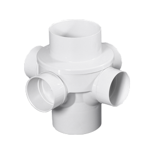 Holman 150 x 100mm 2, 3 and 4 Way DWV PVC Quad Junction