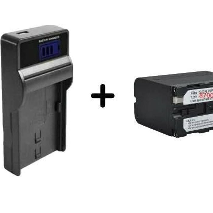 [combo] Replacement Battery + Charger For Sony Np-f970 | High Capacity, Fast Charging, Compatible With Np-f960/np-f970