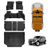 Floor Mats Boot Liner for Land Rover Defender L663 110 5 Seater 2020-Onwards Cargo Back Seat