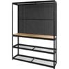 Pinnacle 2090 x 1500 x 540mm Black Matte 4 Tier Heavy Duty Workstation