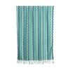 Canningvale Positana Grande Large Terry Beach Towel Green Emerald 100x180cm