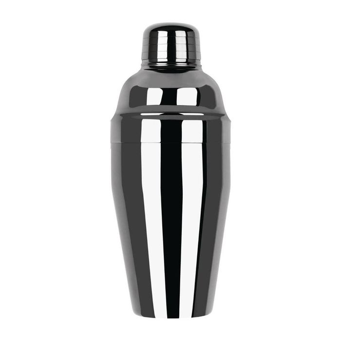 Zanzi Cocktail Shaker Classic Club 3pc Gunmetal 300ml Barware