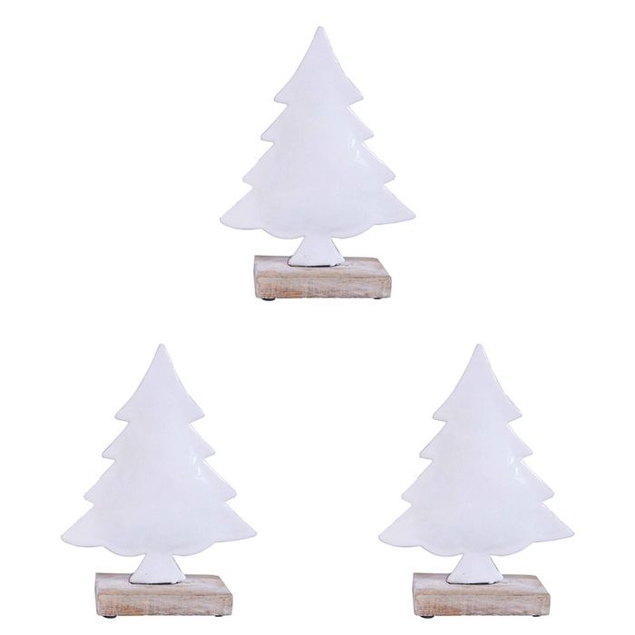 3x LVD Xmas Tree Assorted Pink Decorative Sculpture Ornament Home/Lounge Decor