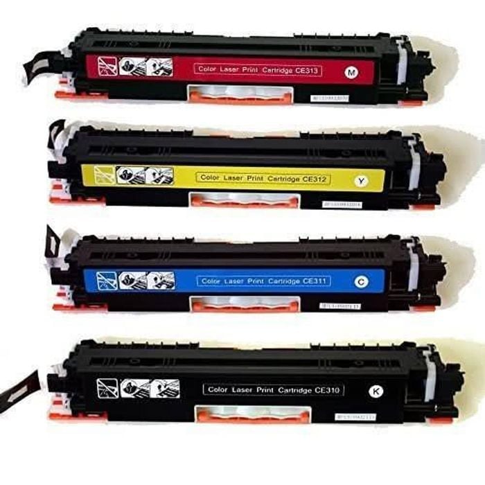 4x Generic Ce310a Ce311a Ce312a Ce313 Toner Cartridge Cp1025nw Laserjet Pro100