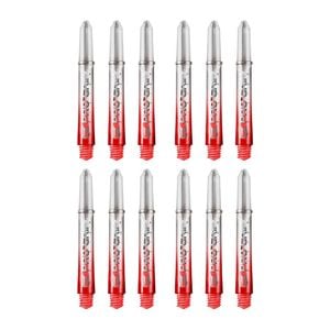 12pc Target Pro Vision Polycarbonate Shaft Dart Stem Game Accessory Short Red