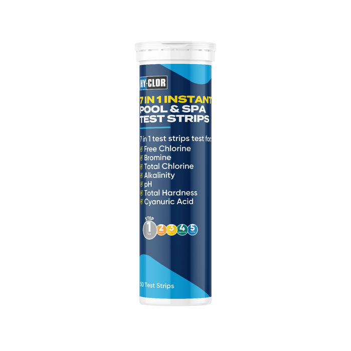 Hy-Clor 7 in 1 Instant Pool & Spa Test Strips