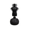Silicone Skin Free Standing Human Bob Boxing Punching Dummy Bag - Black Color