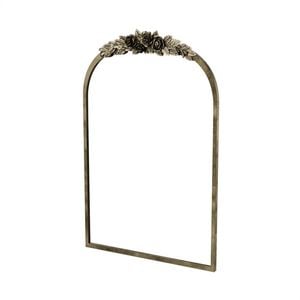 P&P Antique Brass Baroque Mirror for Hallway