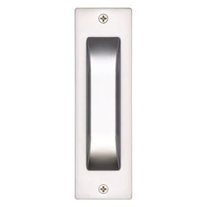 Gainsborough Satin Chrome Rectangular Flush Pull