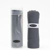 2pk Jason Sports Gym Drying/cooling Towel Set W/ Tube - Charcoal
