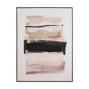 1825 Interiors Scapes II Hand-Painted Oil Canvas Art Black Timber Frame 120x90cm